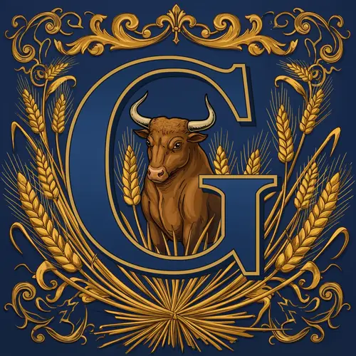Family Crest with Agriculture Roots and Strength