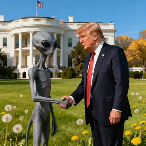 Trump and Alien: A Historic White House Moment