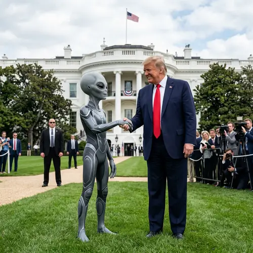 Trump and Alien: A Historic White House Moment