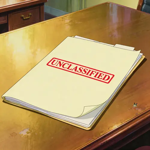Unclassified Document on President's Desk - Ghiblify It