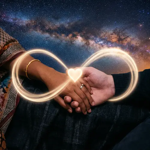 Symbolic Representation of Endless Love | Diverse Hands Intertwined