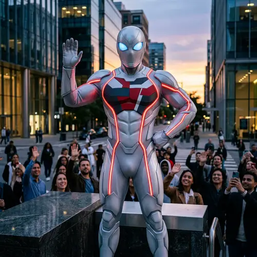 Modern Ultraman Redesign: Futuristic Hero Revamped