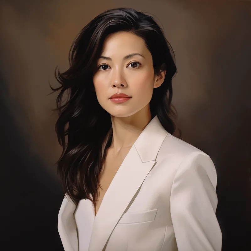 Sophisticated Modern Chinese Lady Portrait Sophisticated Modern Chinese Lady Portrait