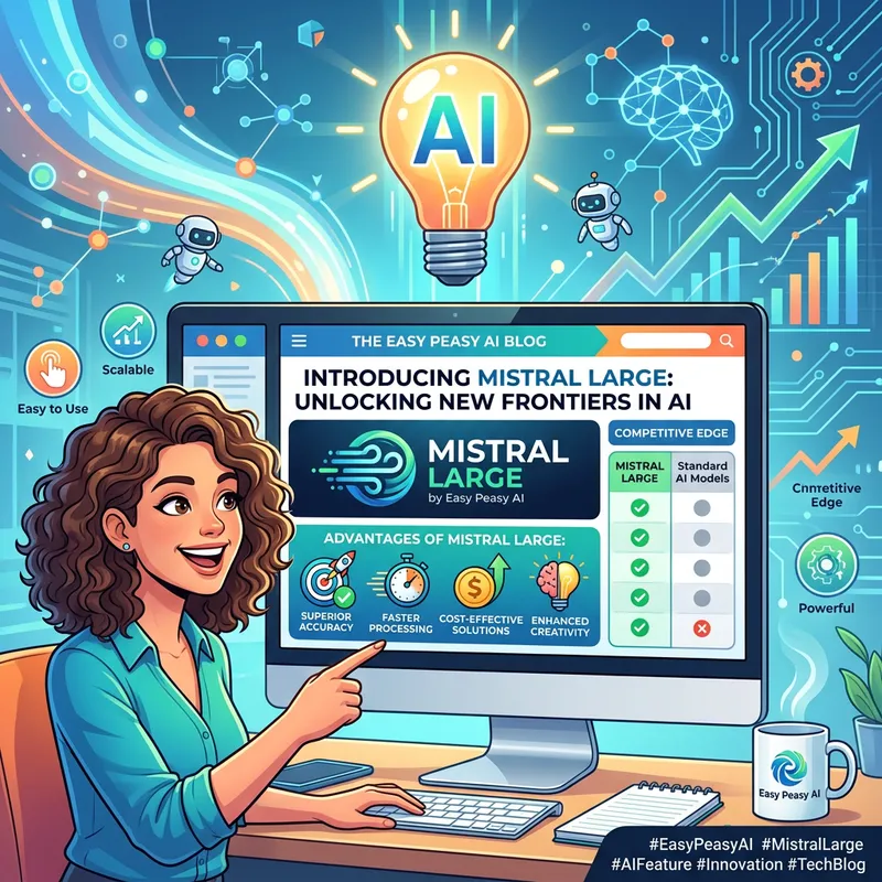 Explore the Power of Mistral Large by Easy Peasy AI