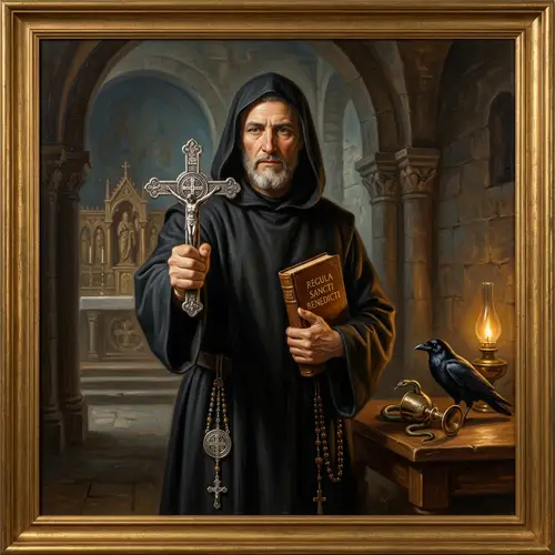 San Benito: Patron of Exorcists in Sacred Art