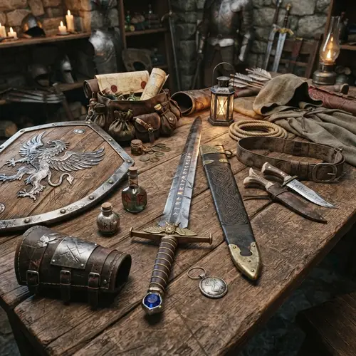 Fantasy RPG Character Items & Weapons