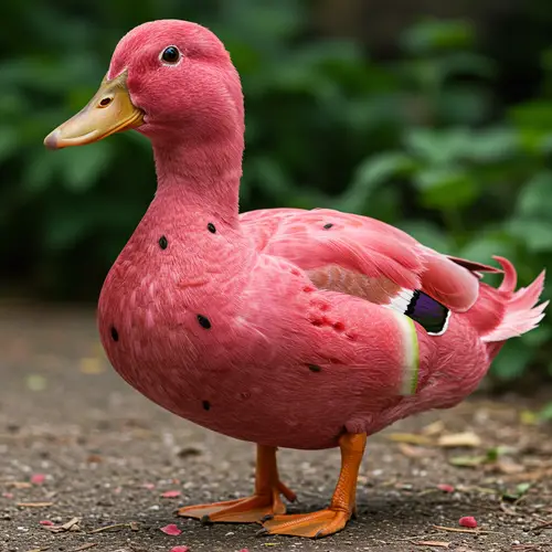 Duck and Watermelon Mashup Image