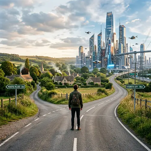 Choose Your Path: City or Village Adventure