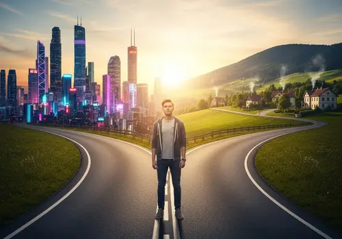 Choose Your Path: City or Village Adventure