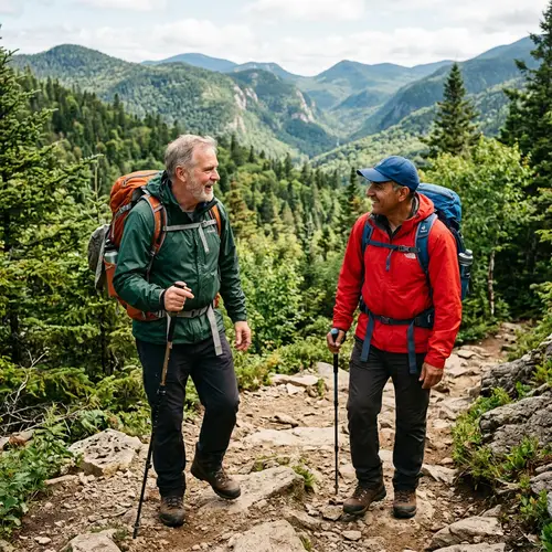 Gentlemen Hiking Conversations in Nature