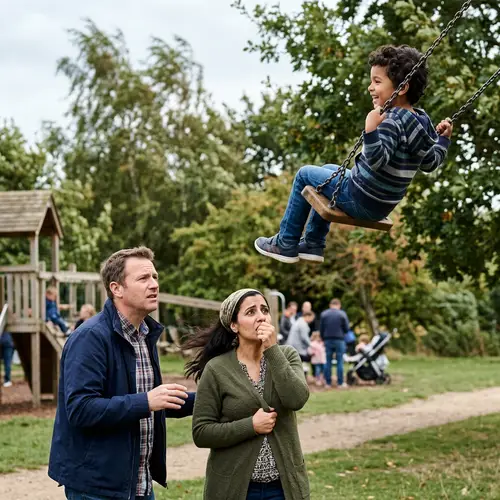 Parental Concern: Child on Swing Too High