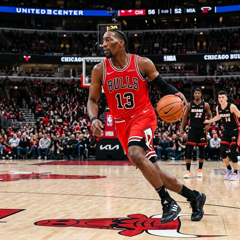 Bam Adebayo in Bulls Jersey - NBA Highlights