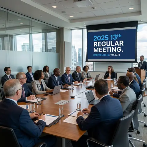 2025 13th Regular Meeting Overview