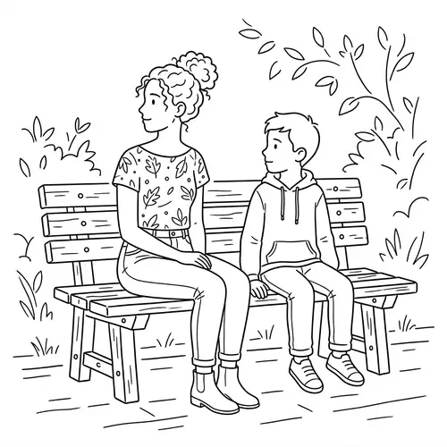 Simple Line Art Drawing Creation