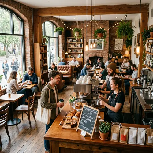 Traditional-Modern Rural Cafe Concept