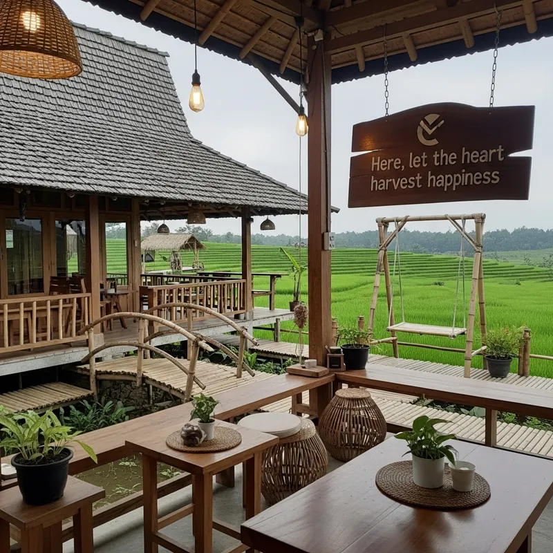Traditional-Modern Rural Cafe Concept