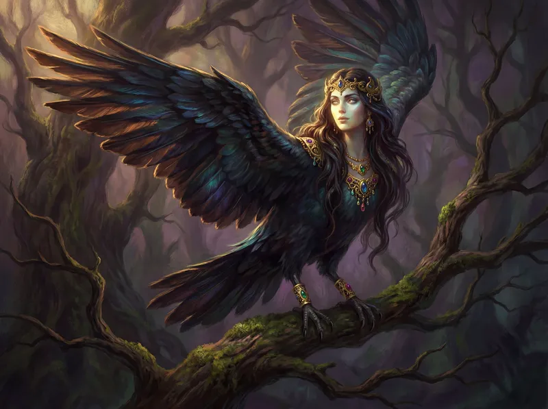 Sirin: Enchanting Slavic Mythological Bird Art Sirin: Enchanting Slavic Mythological Bird Art