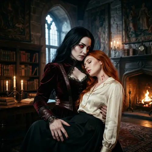 Bewitching Vampire Embrace: A Dark Tale