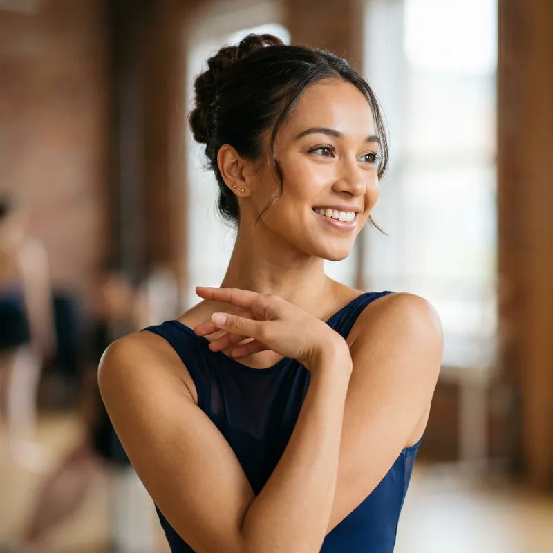 Graceful Dancer Headshot - Professional Photography