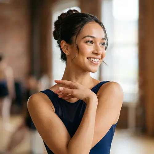 Graceful Dancer Headshot - Professional Photography