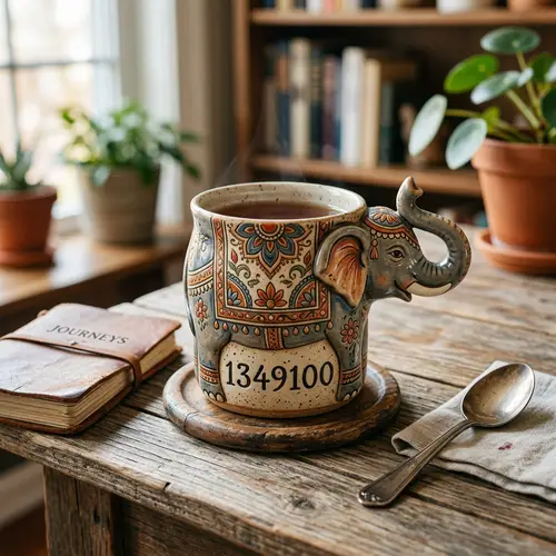 Charming Elephant Mug for Enthusiasts