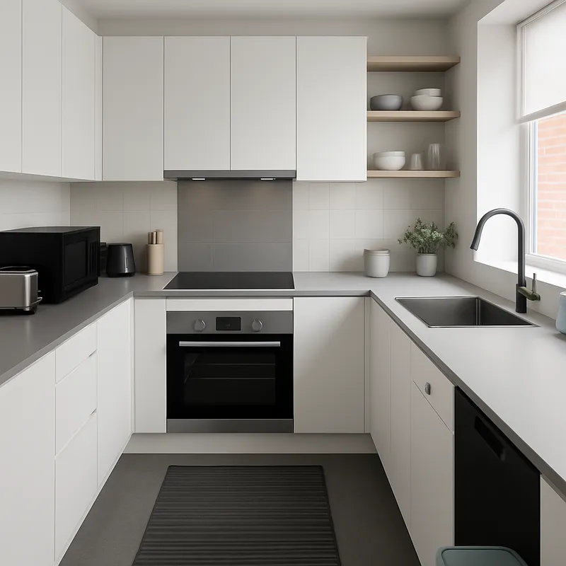 Modern Kitchen Redesign with Induction Cooker