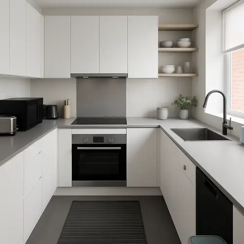 Modern Kitchen Redesign with Induction Cooker