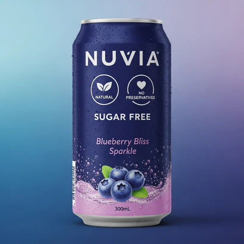 NUVIA Blueberry Bliss Sparkle - Sugar Free Drink