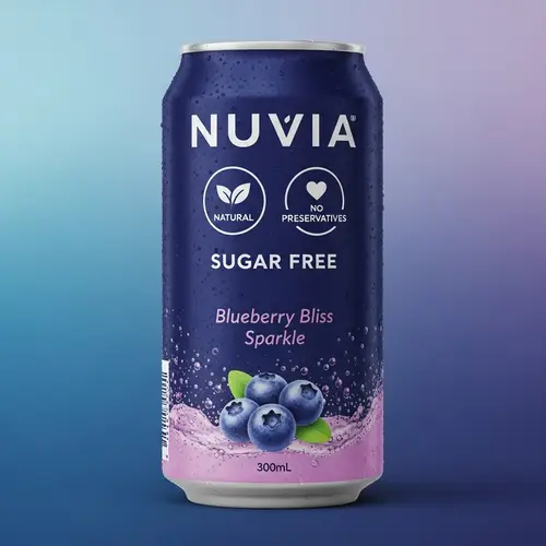 NUVIA Blueberry Bliss Sparkle - Sugar Free Drink