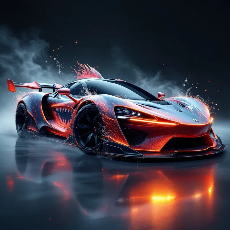 Fantasy Shark Dragon Sports Car Design Fantasy Shark Dragon Sports Car Design