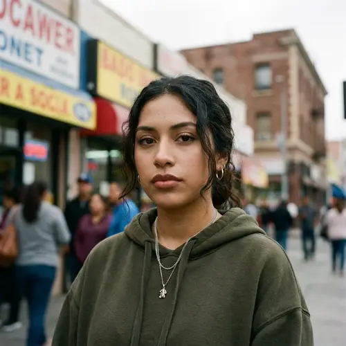 Stunning Latina Pouty Lips and Dark Eyes