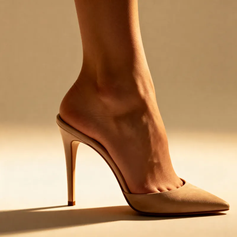 Artistic Foot Photography in Heels | Aesthetic Beauty