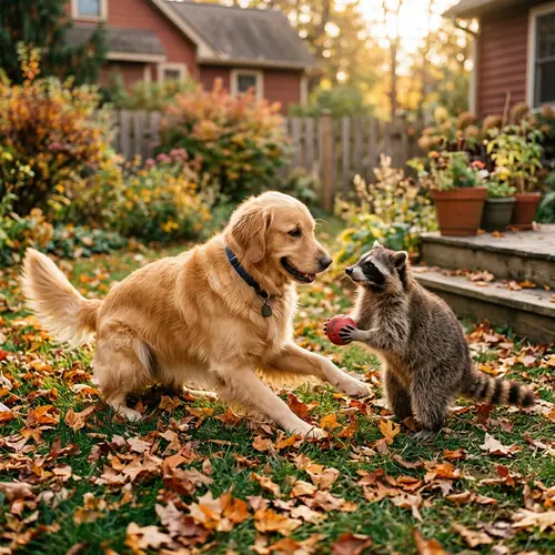 Raccoon and Dog: Unlikely Friendship
