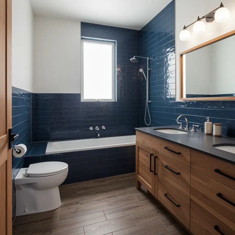 Luxury Bathroom Design with WC, Shower, and Bathtub Luxury Bathroom Design with WC, Shower, and Bathtub