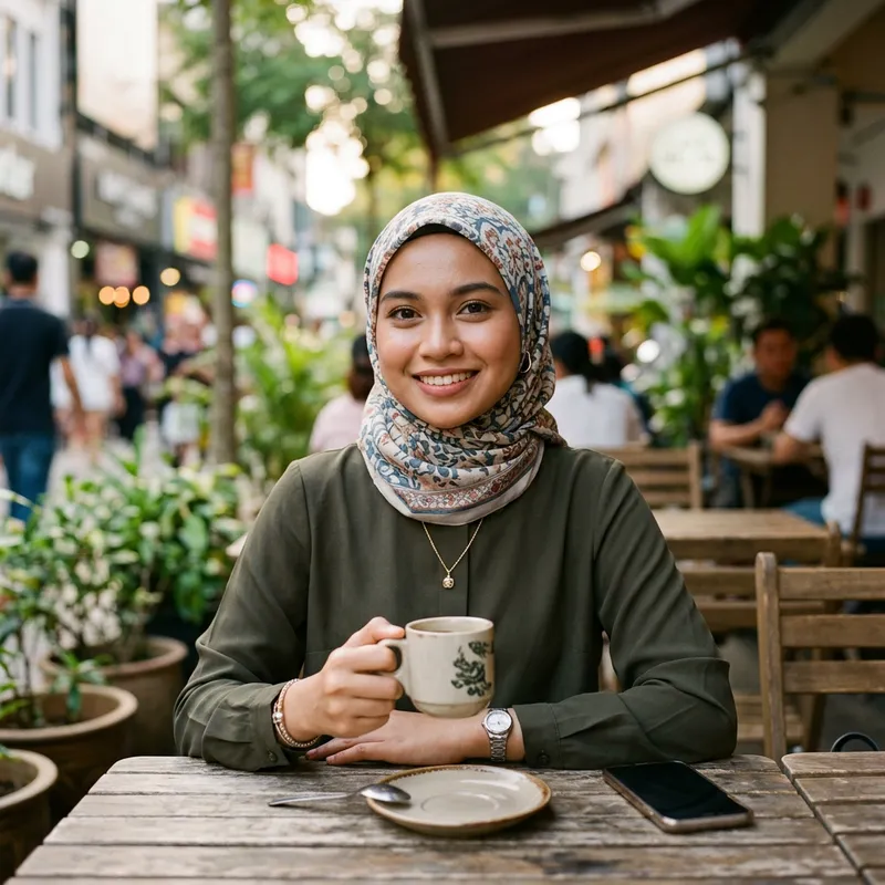 Young Malay Woman in Her 20s Young Malay Woman in Her 20s