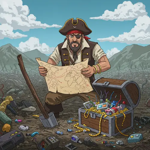 Discover E-Waste Treasures: Pirate Adventure