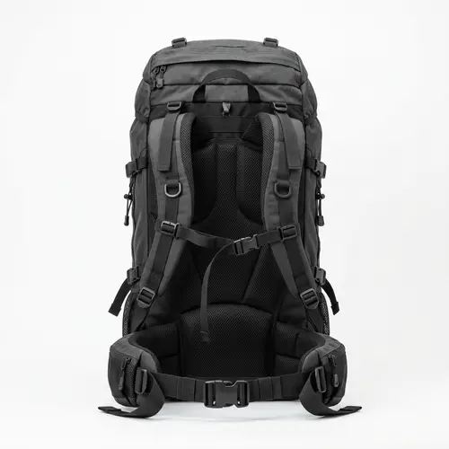 Large Backpack on White Background