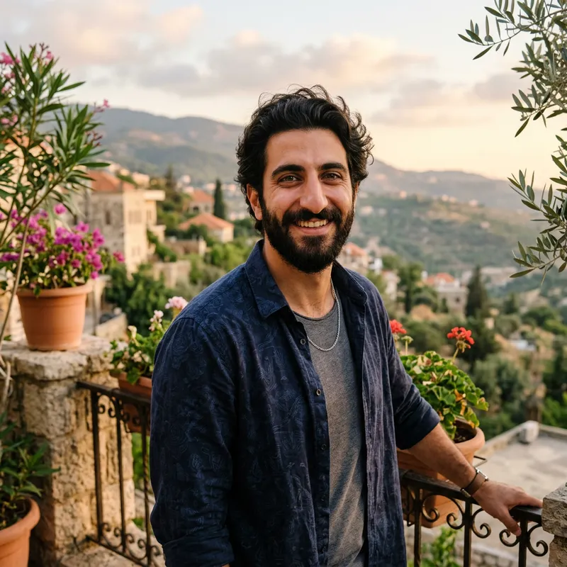 Faisal: Friendly Middle Eastern Man with a Warm Smile Faisal: Friendly Middle Eastern Man with a Warm Smile