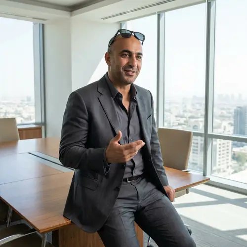 Powerful Middle-Eastern Boss: Cool, Hip & Composed