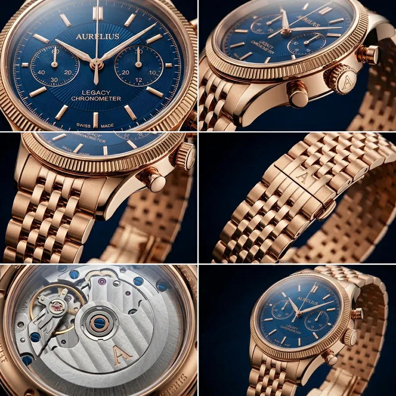 Discover Luxury Watch Details in a 15-Second Animation