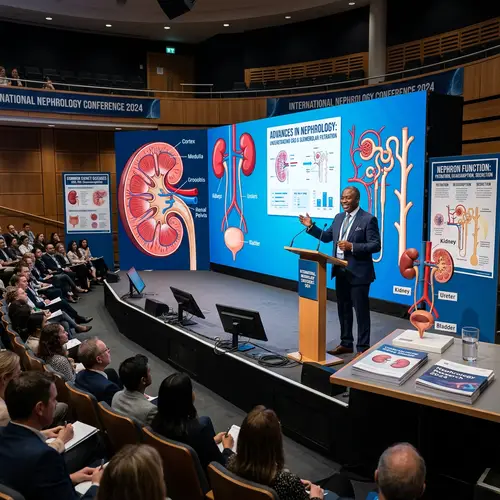 Nephrology Presentation Stage | Educational Talk Setup