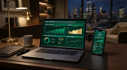 Elegant High-End Workspace for Professionals