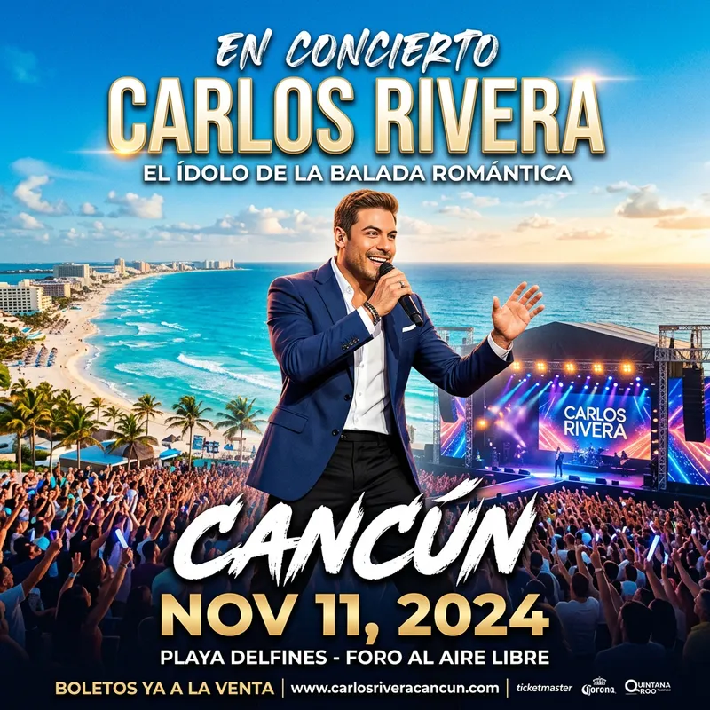 Enjoy Luis Miguel Concert in Cancun | Nov 11, 2024