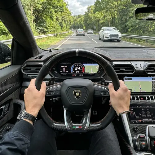Lamborghini Urus Driver's Seat Experience in 8K