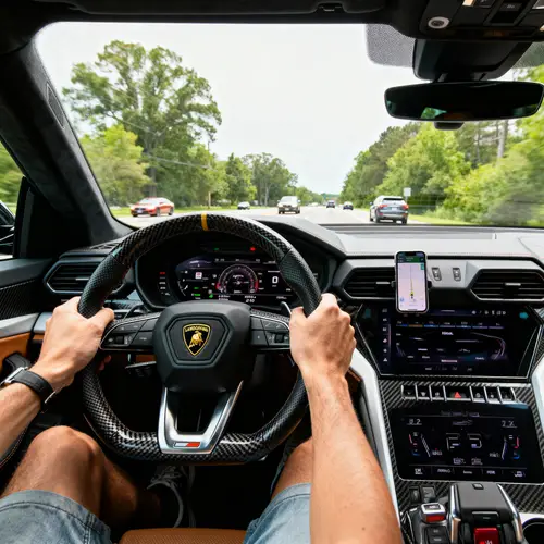 Lamborghini Urus Driver's Seat Experience in 8K