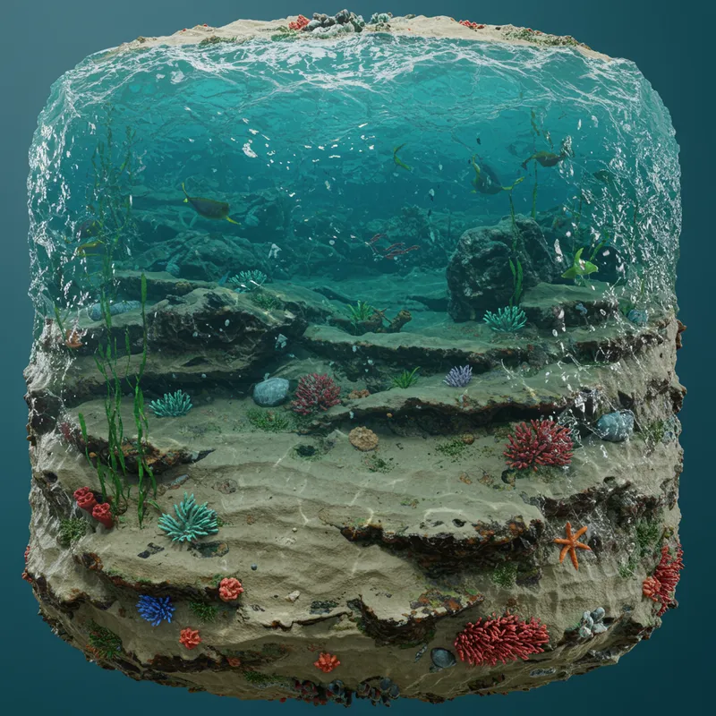 3D Ocean Floor Texture for Blender
