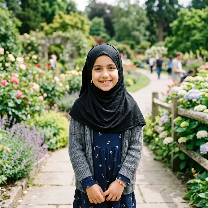 Woman in Black Hijab: Elegant Hijab Fashion