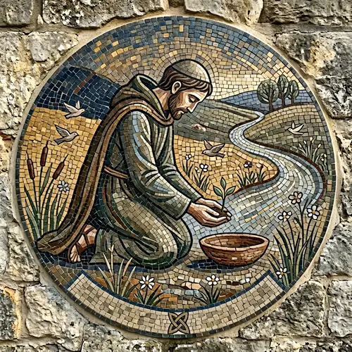 Mosaic Artwork Reflecting Humility