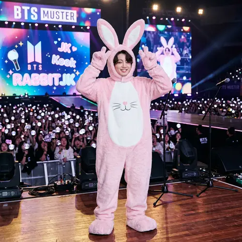 Jeon Jungkook in Adorable Rabbit Suit | BTS