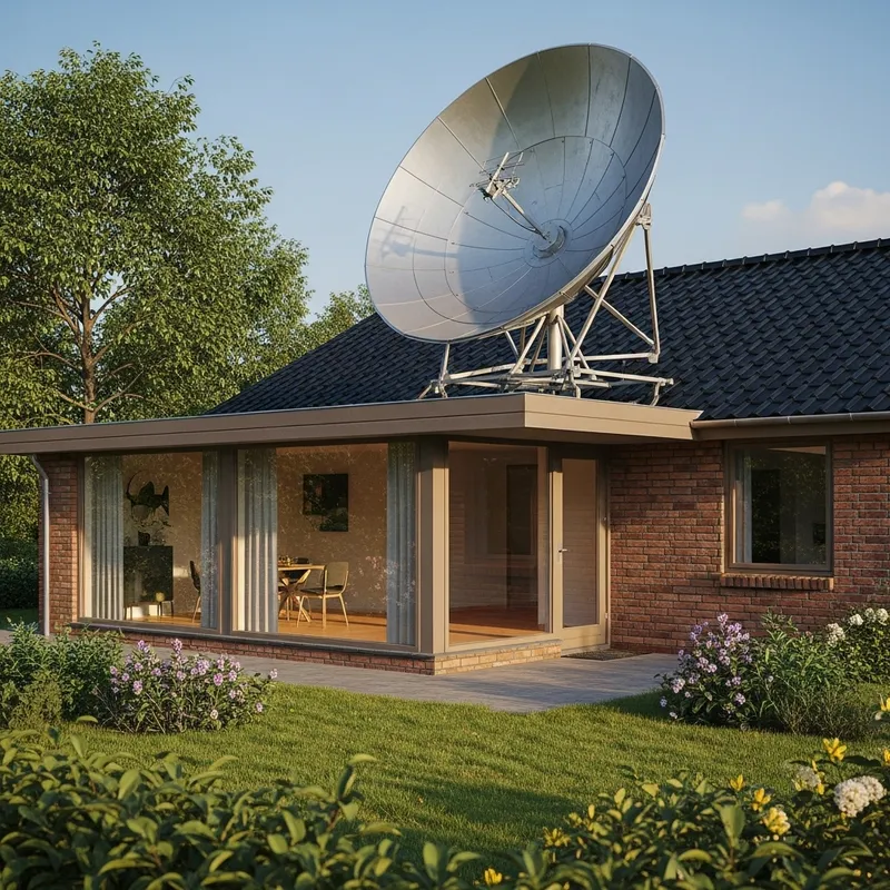 Charming Home with Unique Parabolic Antenna